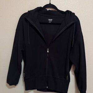 Black Zip-Up Hoodie
